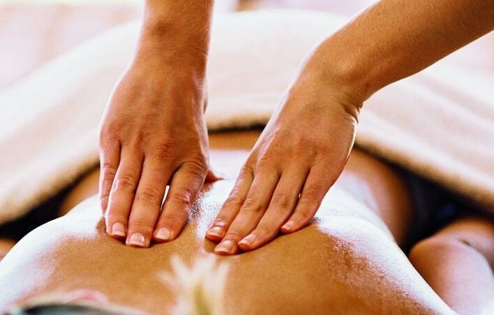 massage voor cervicale osteochondrose